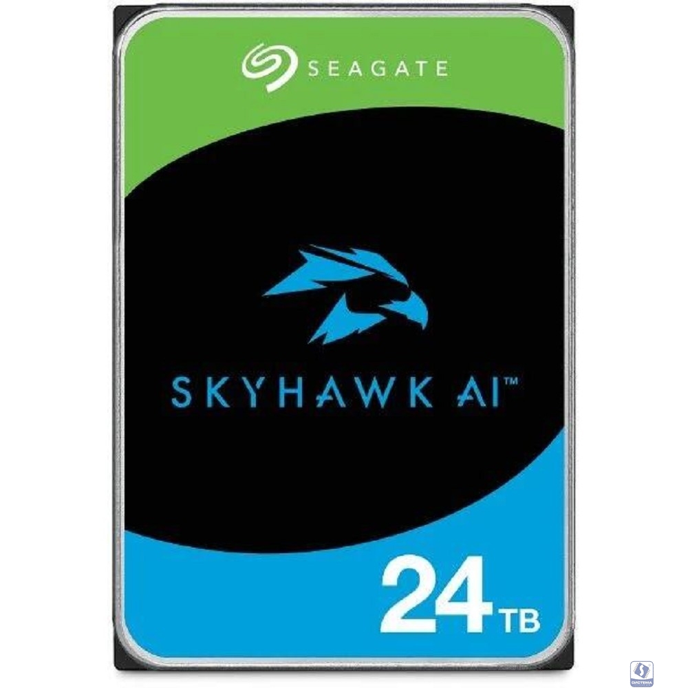 24Tb Seagate SkyHawk AI Survelilance SATA3 3.5" 256Mb 7200rpm ST24000VE002