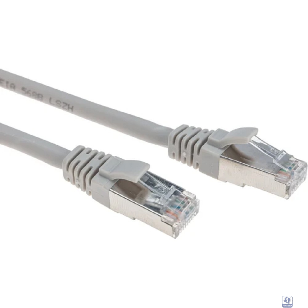 Rexant (02-0210-5) Патч-корд F/UTP, CAT 6, RJ45-RJ45, 26AWG, LSZH, серый, 5м