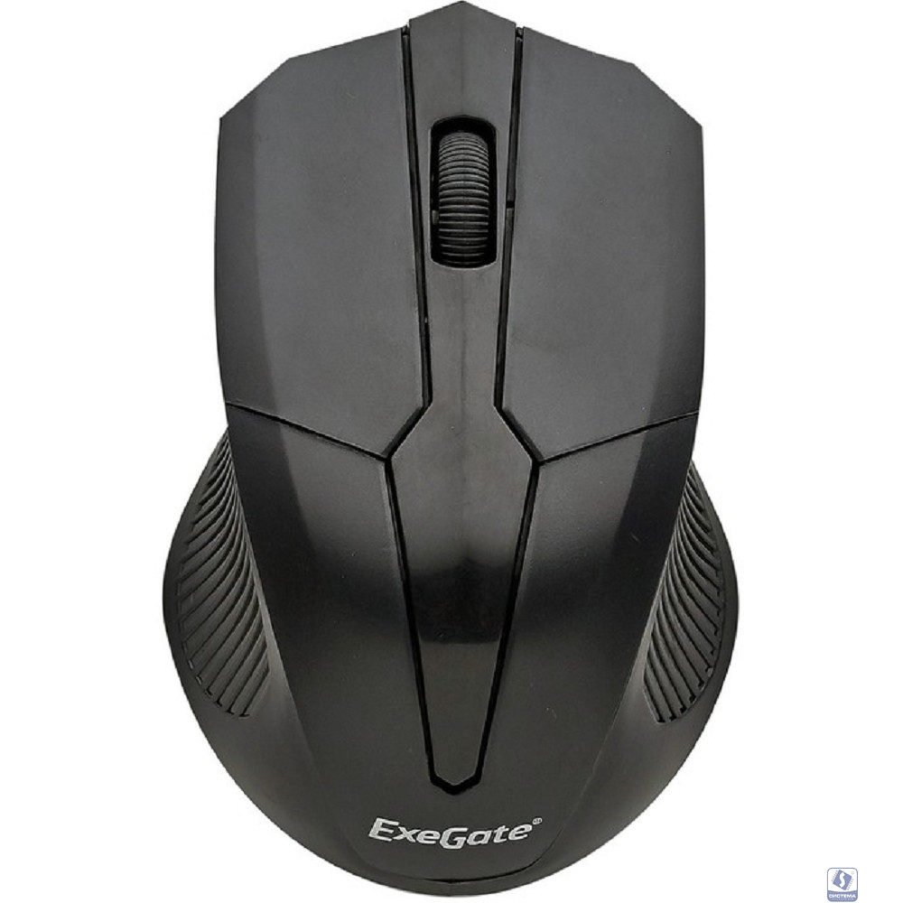 Exegate EX280436RUS Беспроводная мышь Exegate SR-9034 <black, optical, 4btn/scroll, 1600dpi, USB> Color box