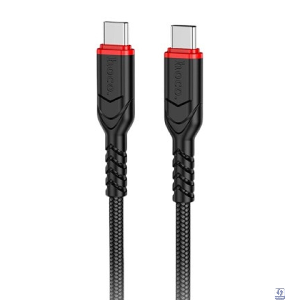 HOCO X59/ PD кабель Type-C-Type-C/ 3m/ 3A/60W/ черный