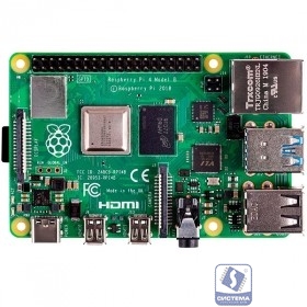 Микрокомпьютер Raspberry Pi 4 Model B (RA608) , 8GB (44869)
