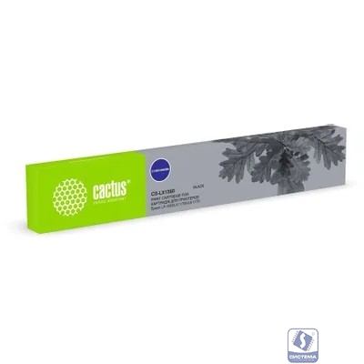 Картридж матричный Cactus CS-LX1350 C13S015642BA черный для Epson LX-1350/LX-1170II/LX-1170