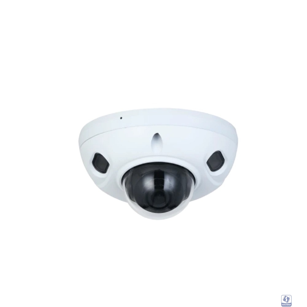 DAHUA DH-IPC-HDBW3441FP-AS-0280B-S2 Уличная мини-купольная IP-видеокамера 4Мп, 1/3” CMOS, объектив 2.8мм, видеоаналитика, микрофон, ИК 30м, IP67, IK10, металл