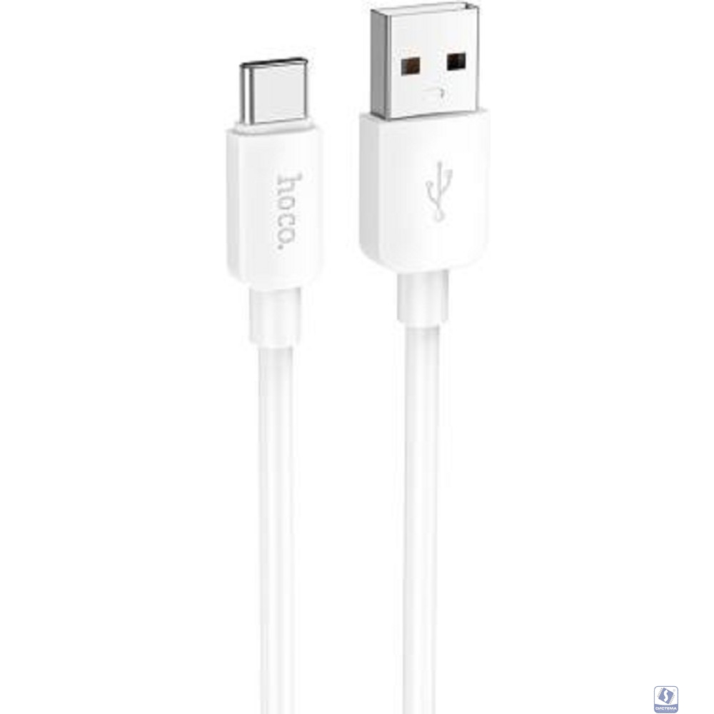 HOCO X96/ USB кабель Type-C/ 1m/ 3A/ White