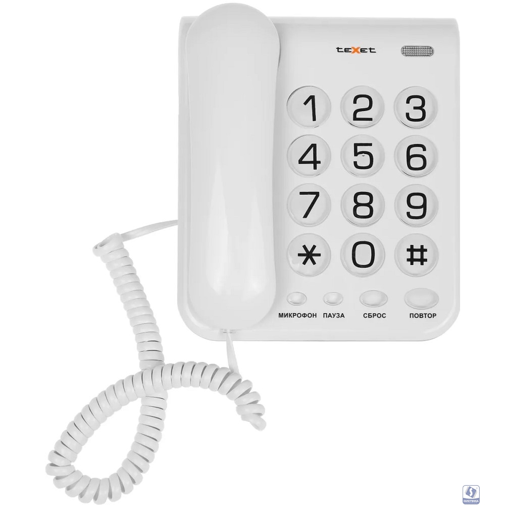 TEXET TX-262 светло-серый