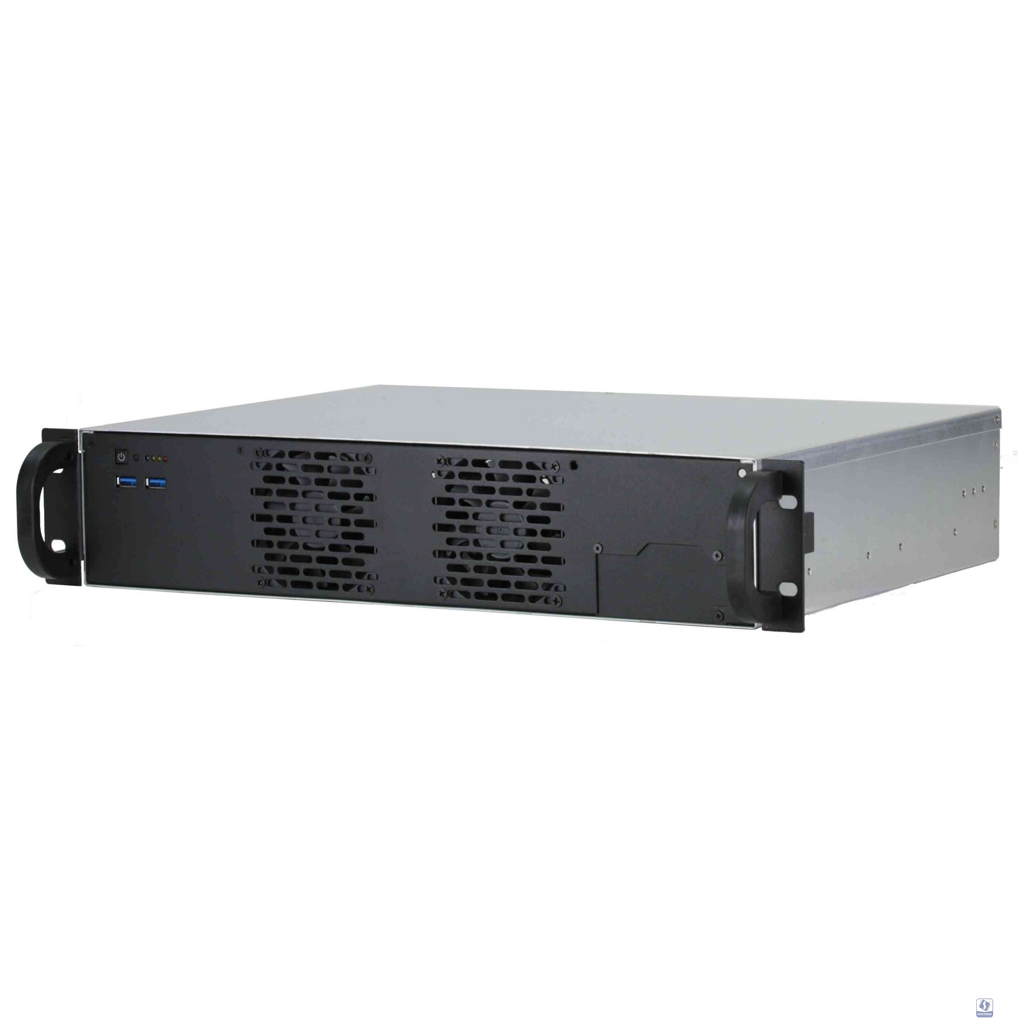 Procase RU230-B-0 Корпус 2U front/rear-access rack server case, черный, без блока питания, глубина 300мм, MB 12"x9.6"