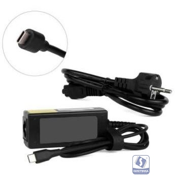 ORIENT PU-C87W, Сетевое зарядное устройство с функцией быстрой зарядки, мощность 87Вт, Quick Charge 3.0+Power Delivery, выход: Type-C кабель 1.8 метра, DC 5-20В, 4.3А max, цвет черный (31124)