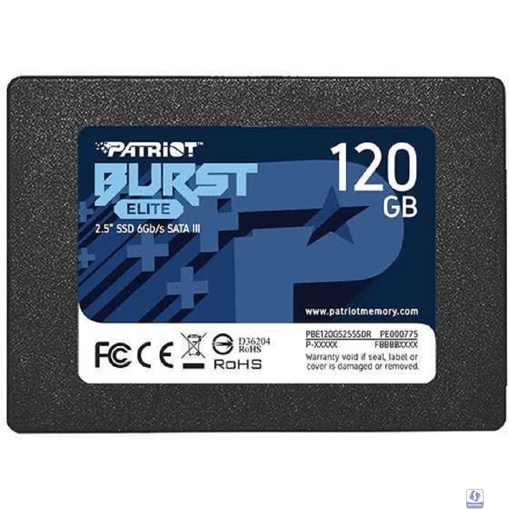 Patriot SSD 120Gb Burst Elite PBE120GS25SSDR 