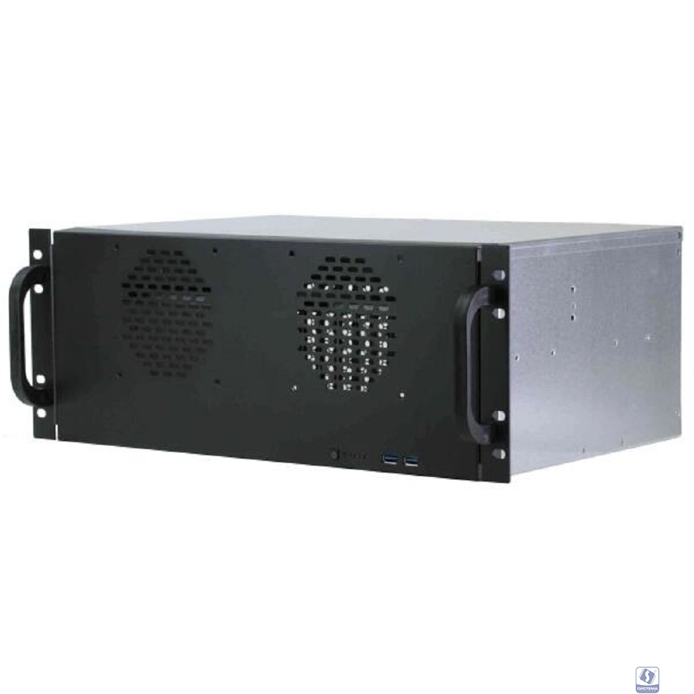 Procase 4U300-08 Корпус 4U server case,8HDD,черный,без блока питания PS/2 ATX,глубина 300мм, MB ATX 12"x9.6"