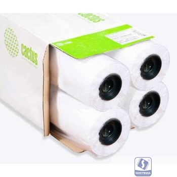CACTUS CS-LFP80-610457E-4 Бумага Eco 610мм-45м/80г/м2 универсальная втулка:50.8мм (2") (упак.:4рул)