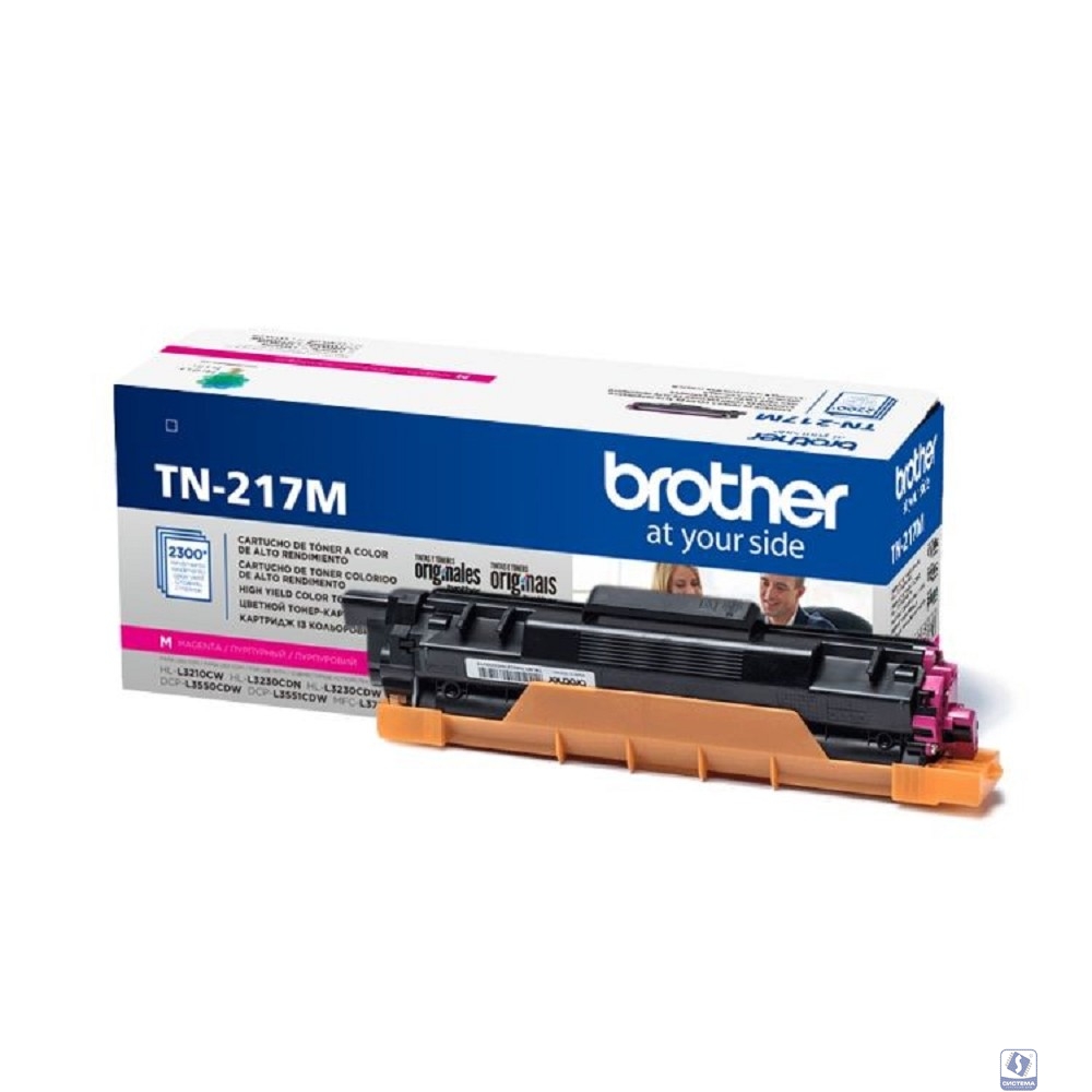 Brother Тонер TN-217M для HLL3230CDW/DCPL3550CDW/MFCL3770CDW пурп. (2300стр)