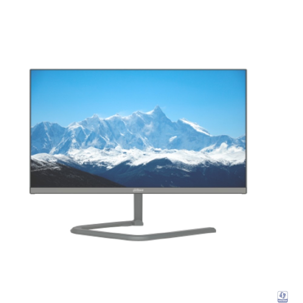 Dahua DHI-LM22-C201P 21.55"(16:9) FullHD монитор Тип матрицы: IPS. ELED подсветка,1920x1080,250 кд/м2,1000:1, 178°/178°, 5 мс,100Гц, Цвет: 16.7Млн (8 бит).  VGAx1, HDMIx1, Аудио выход1