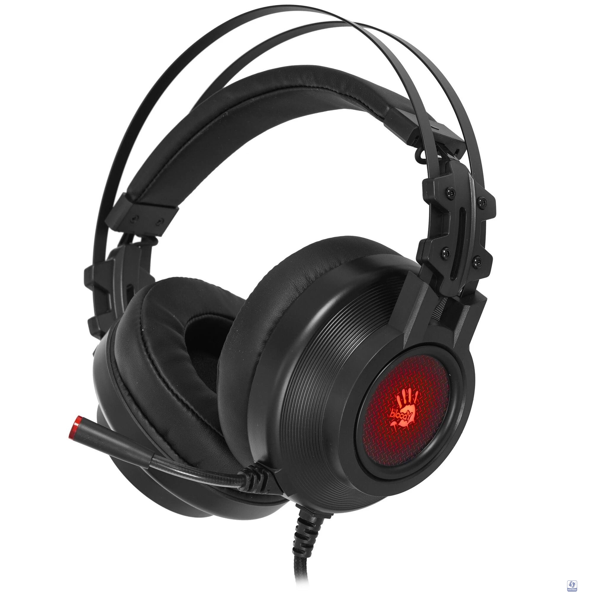 A4 Bloody G525 черный 2м мониторы оголовье