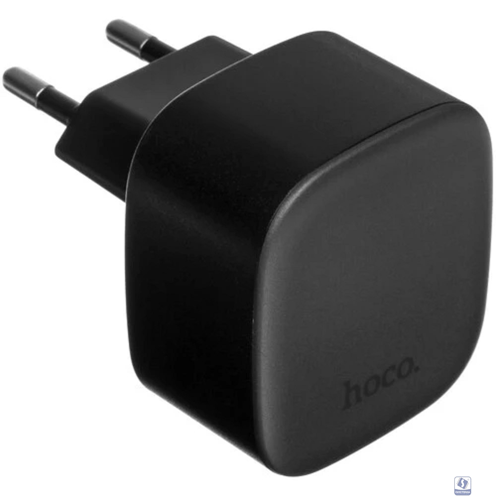 HOCO CS32A/ Сетевое ЗУ/PD + QC 3.0/ 2 USB: Type-C + Type-A/ Выход: 20W/ черный