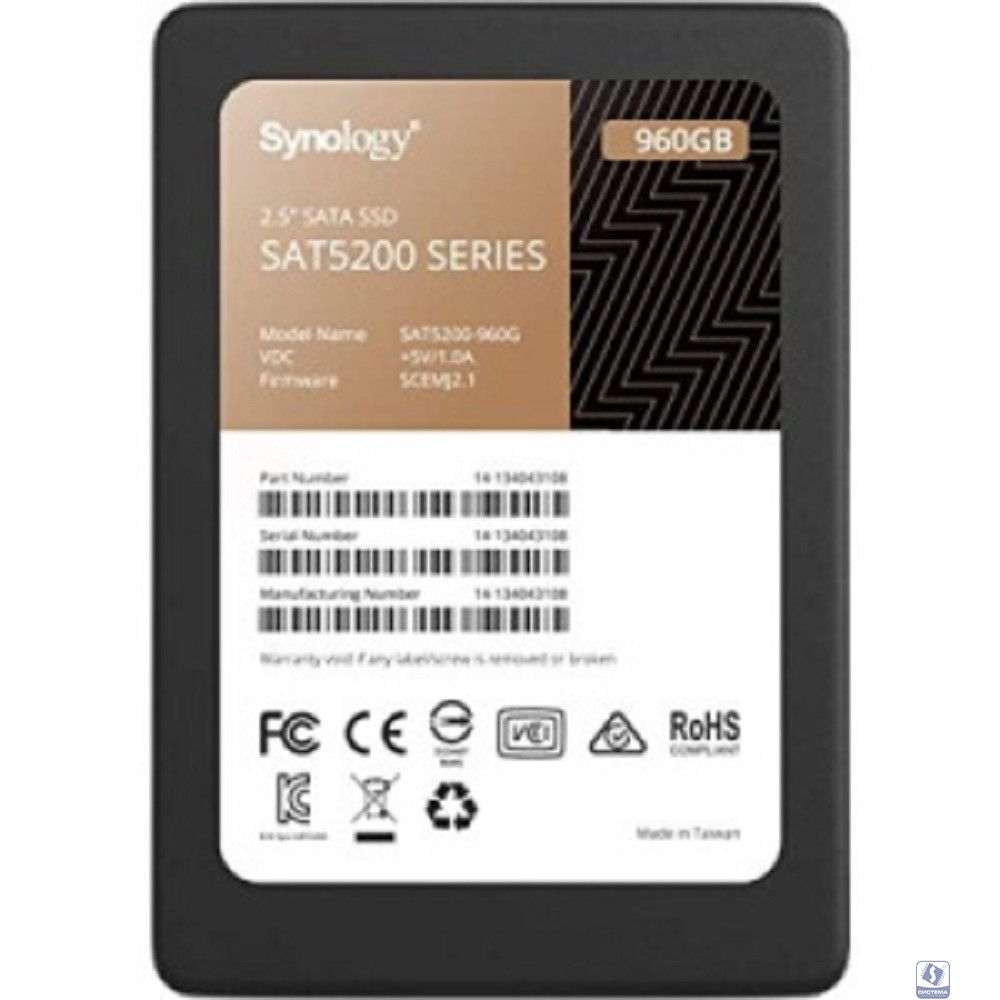 Synology SAT5221-1920G SSD жесткий диск SATA 2.5" 1.92TB 6GB/S