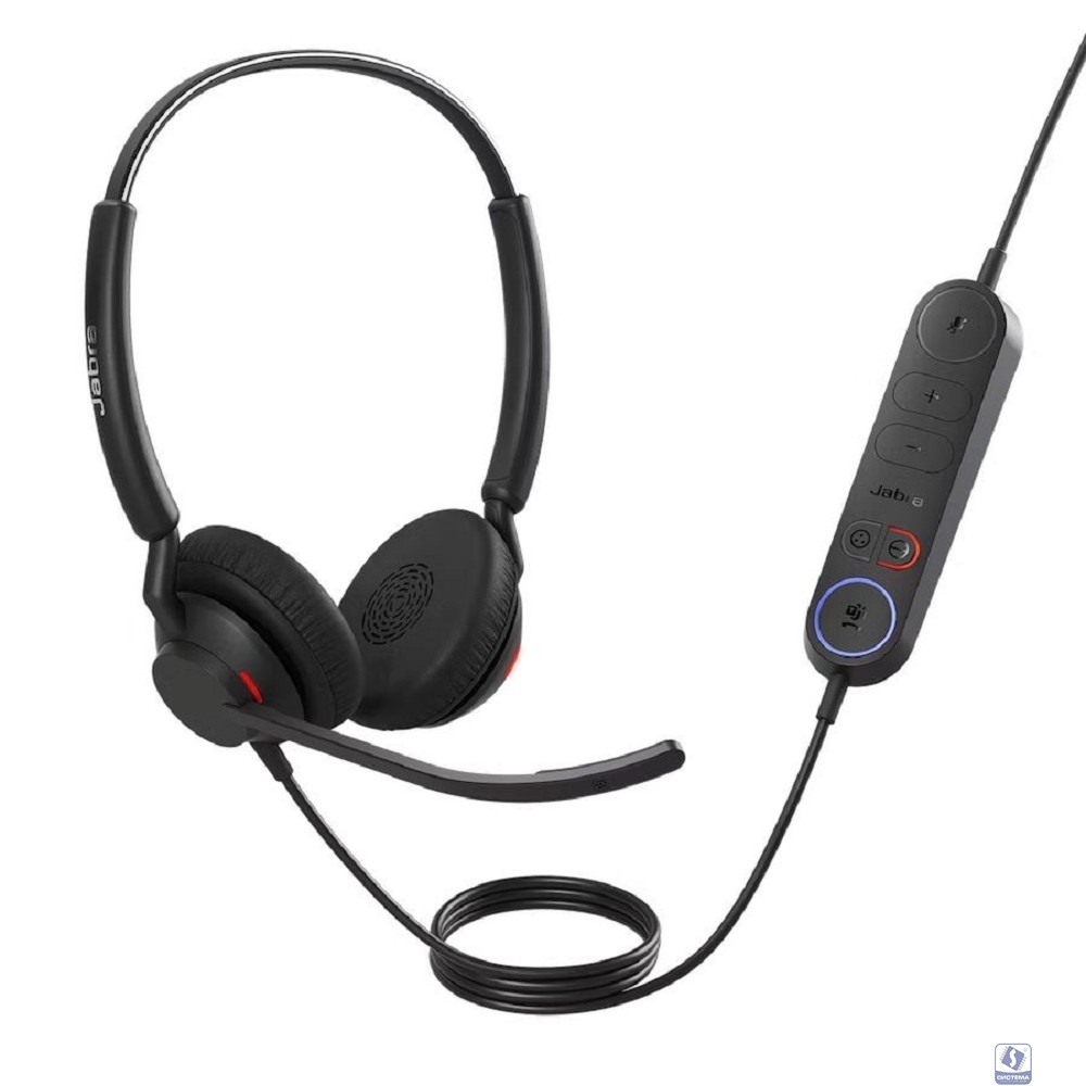 Наушники с микрофоном Jabra Engage 40 черный накладные USB оголовье (4099-413-279)