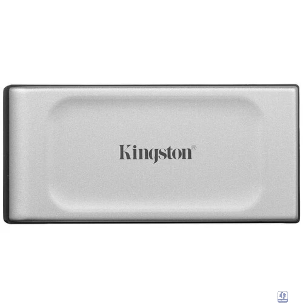 Kingston External SSD 2TB XS2000 BOC, Type-C, USB 3.2 Gen 2x2, R/W 2000/2000MB/s, IP55, 70x33x14mm, Silver (60 мес)