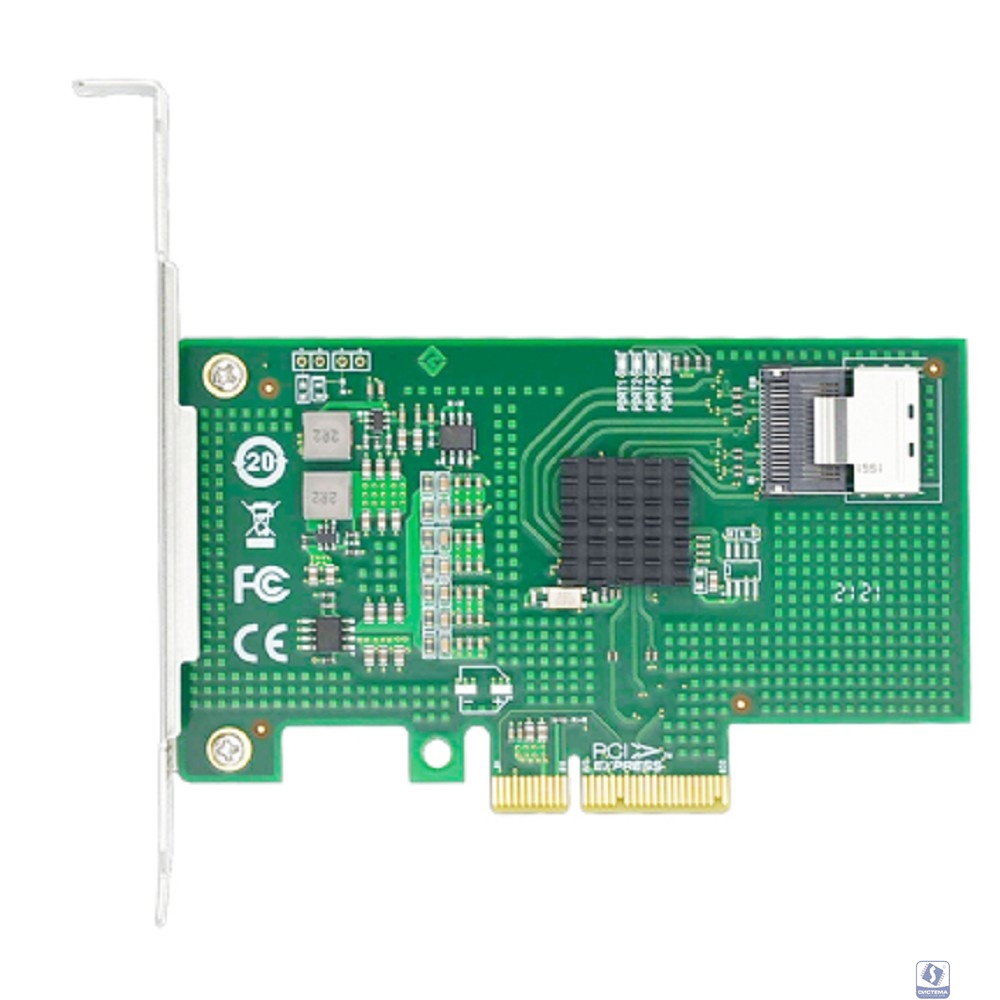 Lr-Link LRST9630-4IR PCIe x1 4-Port SATA3 RAID, MARVELL 88SE9230, 1* SFF-8087,RAID 0, 1, 10, JBOD