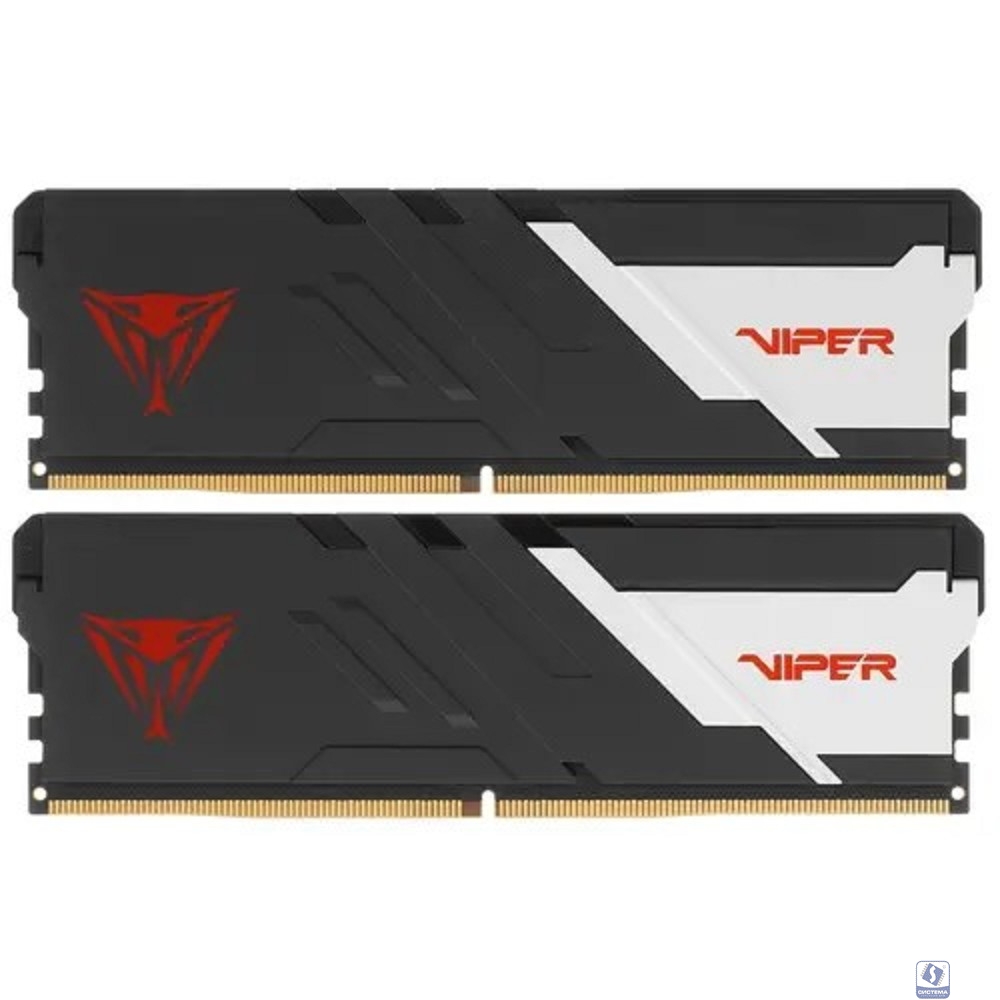 Patriot DDR5 DIMM 32GB 2x16Gb 6400MHz PVV532G640C32K Viper Venom RTL Gaming PC5-51200 CL32 288-pin 1.4В kit с радиатором Ret