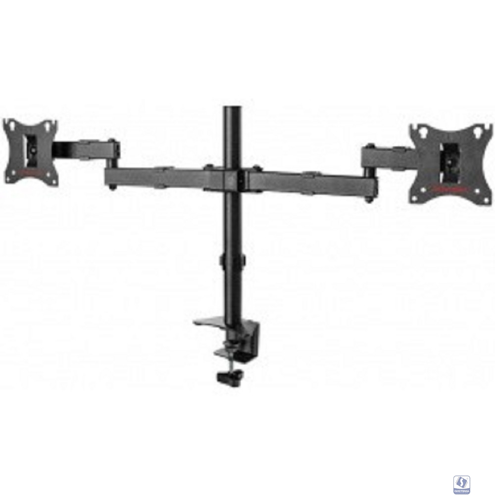 Arm Media LCD-T04 черный 15"-28" макс.14кг настольный поворот и наклон верт.перемещ.