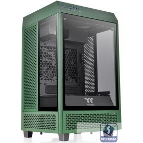 Корпус Thermaltake The Tower 100 Racing Green черный без БП miniITX 1x120mm 3x140mm 2xUSB3.0 audio bott PSU