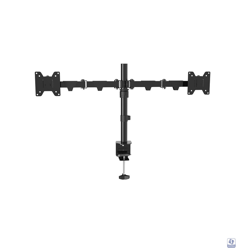 Wize [WDM2-32] Настольное крепление для двух мониторов 14"-32", VESA 75x75, 100x100, макс. нагрузка 10 кг