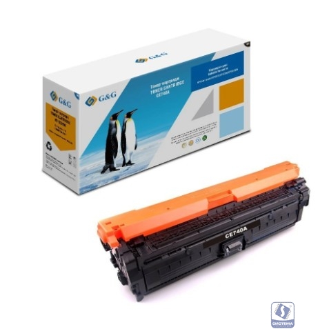 Картридж лазерный G&G GG-CE740A черный (7000стр.) для HP LJ CP5220/CP5221/CP5223/CP5225