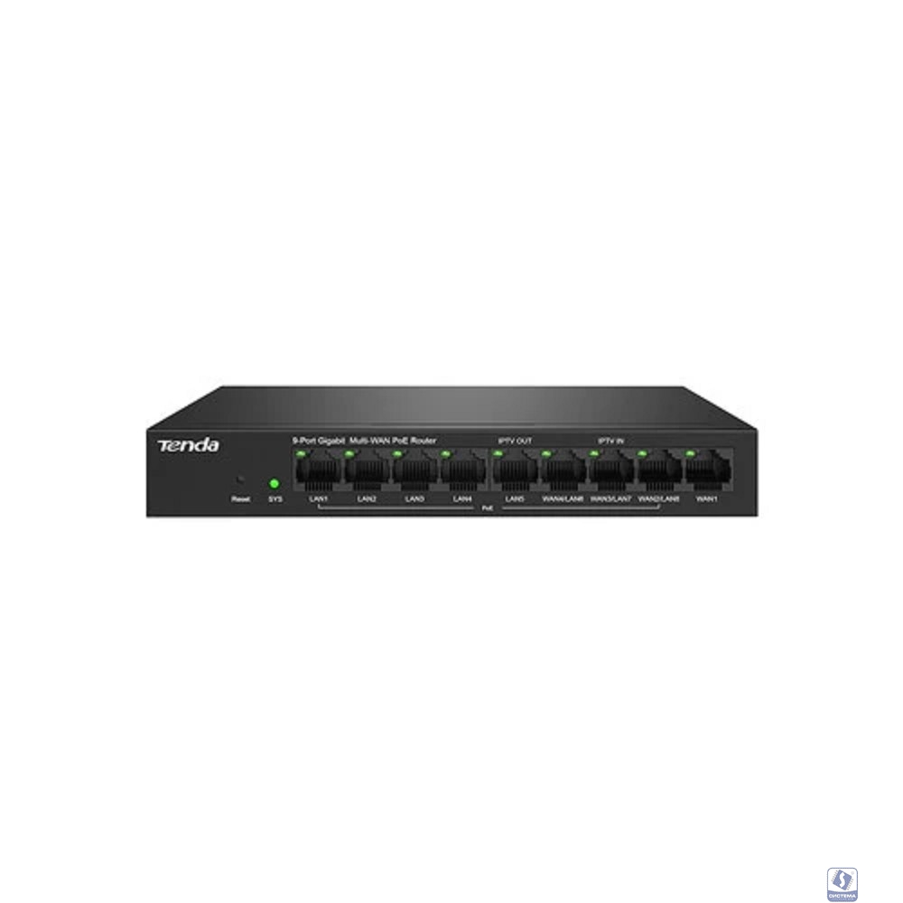 TENDA G0-8G-POE 9-портовый гигабитный Ethernet-маршрутизатор PoE