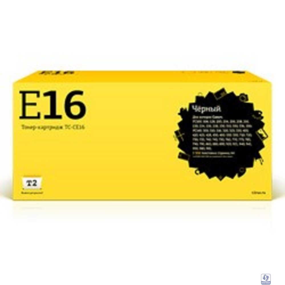 T2 E-16 Картридж (TC-CE16) для  FC220/230/290, черный 