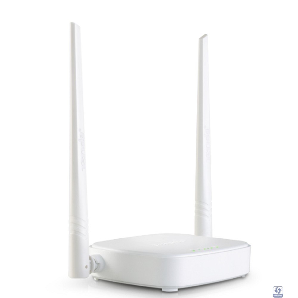 TENDA N301 Wi-Fi маршрутизатор стандарта N300, 2 внешние антенны 5dBi, 1-port 10/100Mbps WAN, 3-ports 10/100Mbps LAN