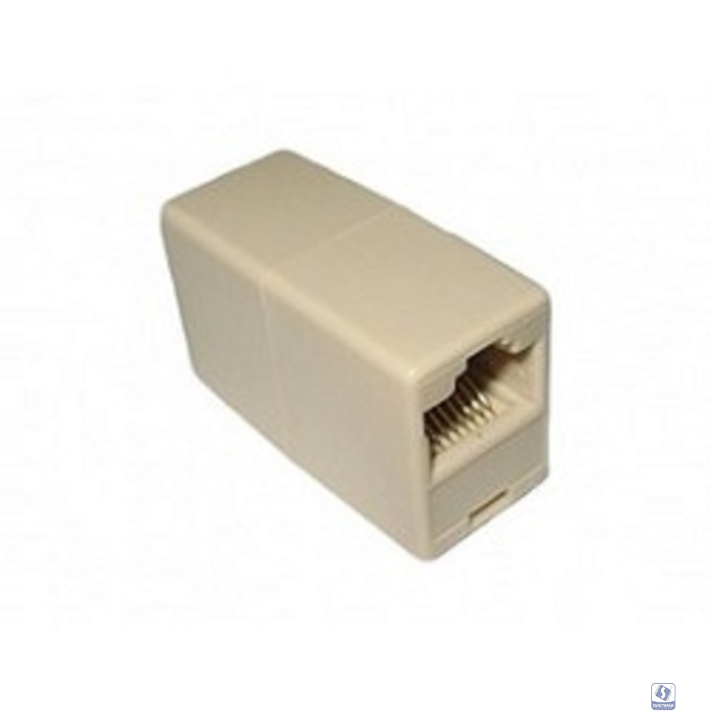 VCOM VTE7713-1/10 Модуль RJ-45 - RJ-45 проходной, кат. 5e (10 шт. в уп-ке), блистер [693751088607]