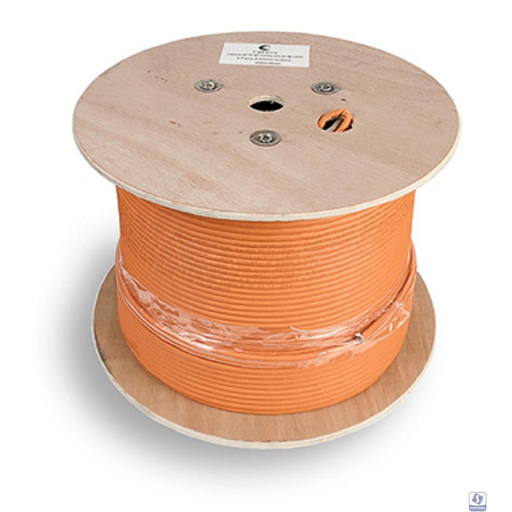 Cabeus SFTP-4P-Cat.6a-SOLID-IN-LSZH Кабель витая пара, категория 6a (10GBE) S/FTP, 4 пары (23 AWG), одножильный (solid), каждая пара в экране, общий экран - сетка, LSZH, нг(А)-HF, (305 м)
