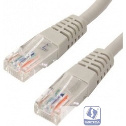 TELECOM Патч-корд UTP кат.6 1m серый [NA102-UTP-C6-1M]