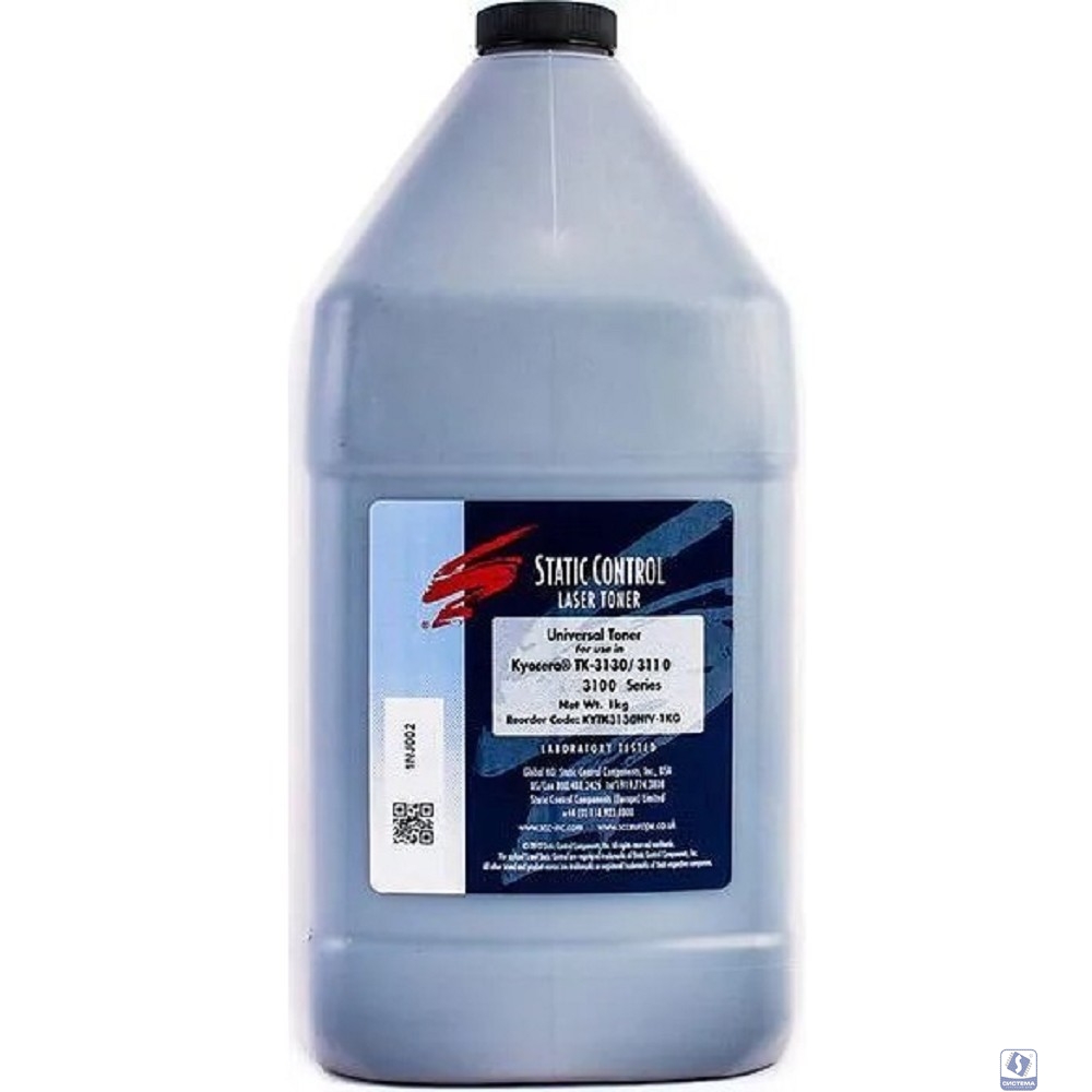 SC Тонер для принтера Kyocera FS4100/4200/4300DN (KYTK3130UNV1KG) черный флакон 1000гр. 