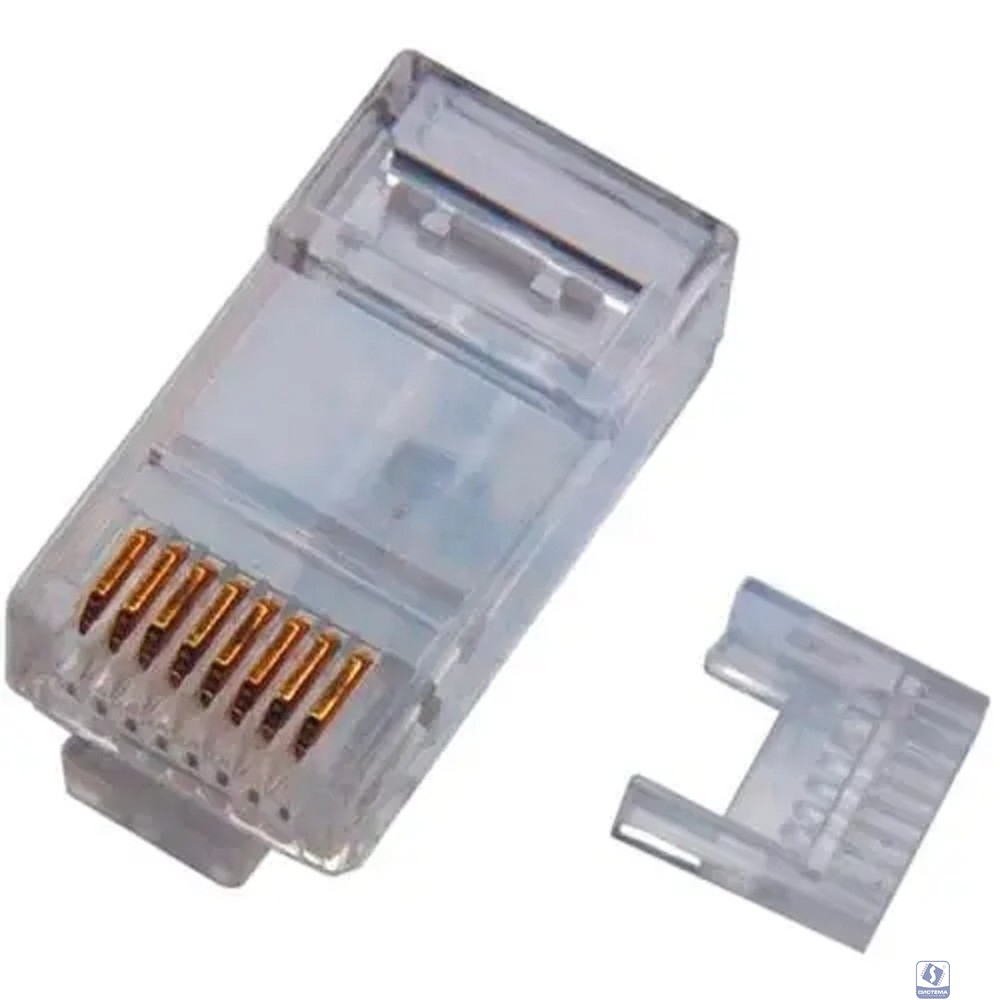Gembird  Коннектор RJ45  8P8C кат. 5e с вставкой (100 шт. в уп.) (PLUG5UP-INSERT)