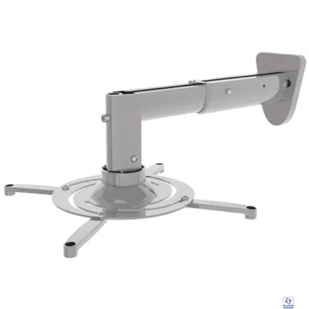 Cactus CS-VM-PR05B-AL серебристый Кронштейн для проектора макс.10кг настенный и потолочный поворот 