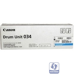 Canon 034C Фотобарабан для iR C1225/iF. Синий.  34 000 страниц.