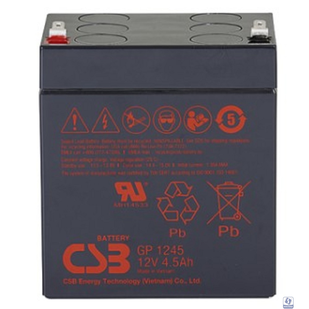 CSB Батарея GP1245 (12V 4,5Ah) 