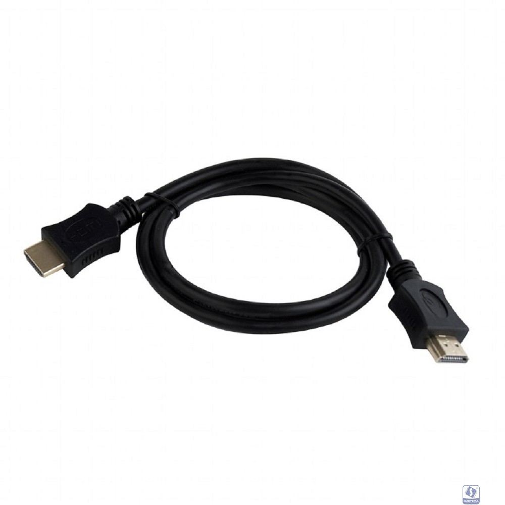Bion Кабель HDMI v1.4, 19M/19M, 3D, 4K UHD, Ethernet, CCS, экран, позолоченные контакты, 1 м, черный [BXP-CC-HDMI4L-010]