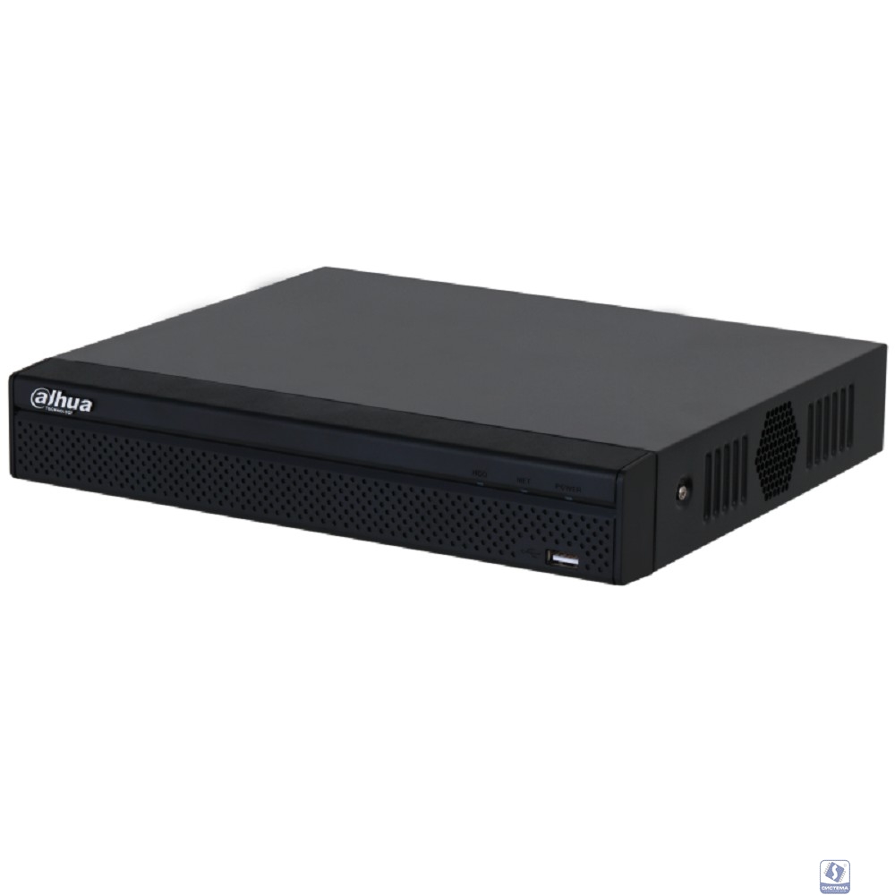 DAHUA DHI-NVR2104HS-4KS3 4-канальный IP-видеорегистратор 4K и H.265+, ИИ до 80Мбит/с; 1 SATA III до 20Тбайт; 1 HDMI, 1 VGA; 1 RJ45 100Мбит/с видеоаналитика (все кн)