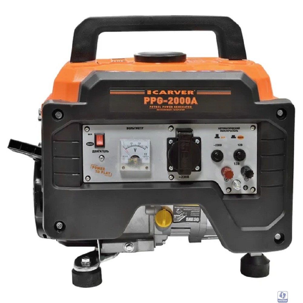 Повреждение упаковки Генератор CARVER PPG- 2000А бензин [01.020.00042] 