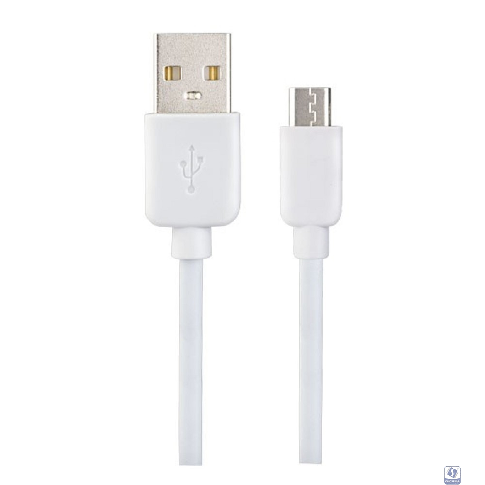 PERFEO Кабель USB2.0 A вилка - Micro USB вилка, белый, длина 1 м., бокс (U4007) 