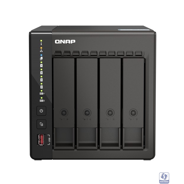 Сетевое хранилище NAS Qnap Original TS-453E-8G 4-bay настольный Celeron J6412