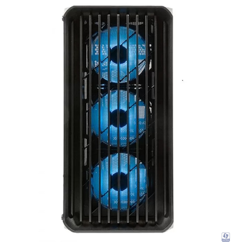 Eurocase 00-01003411 Корпус Minitower mATX M205 4ARGB черный без БП закаленное стекло USB 3.0