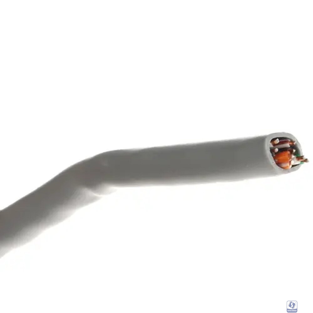 Rexant (01-0043) Кабель витая пара U/UTP, CAT 5e, PVC, 4PR, 24AWG, INDOOR, SOLID, серый, 305м