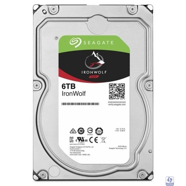 6TB Seagate Ironwolf (ST6000VN001) 