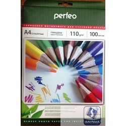 Perfeo PF-GLA4-110/100 Бумага Perfeo глянцевая 100л, A4 110 г/м2 (G09)