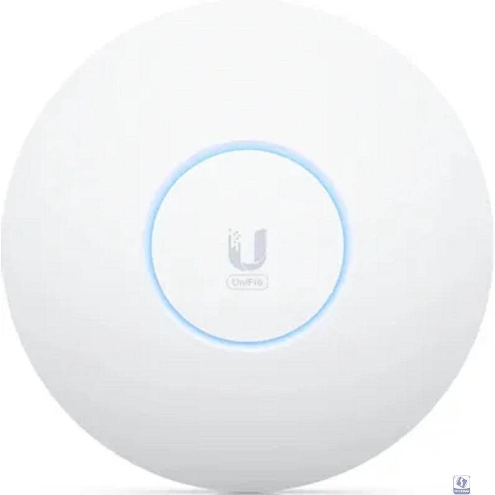 UBIQUITI U6-Enterprise Точка доступа 2,4+5+6 ГГц, Wi-Fi 6E, 4х4 MU-MIMO, 802.3at, 1х 2,5G RJ45