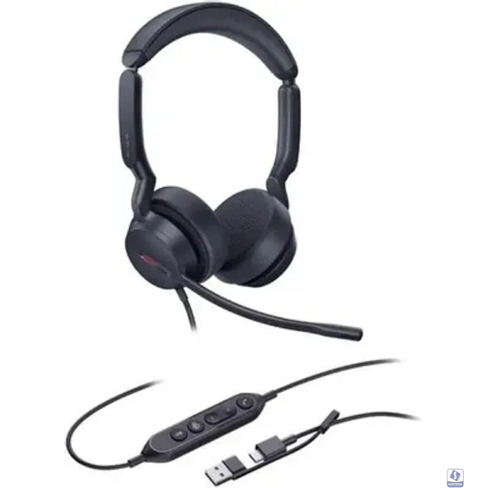 Гарнитура проводная/ Yealink UH44 Dual UC USB-C/A [1308187]