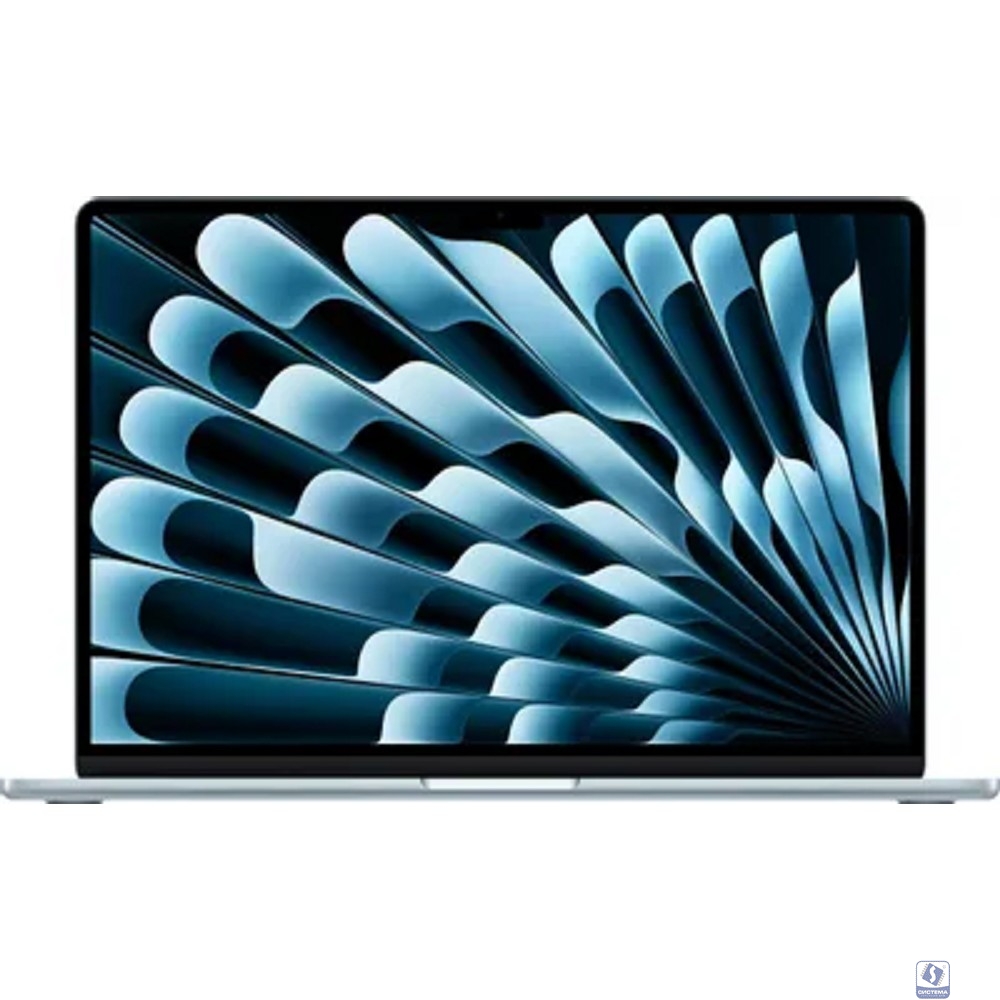 Apple MacBook Air 15-inch 2026 [MDVQ4LL/A] (КЛАВ.РУС.ГРАВ.) Sky Blue 15.3" Liquid Retina 